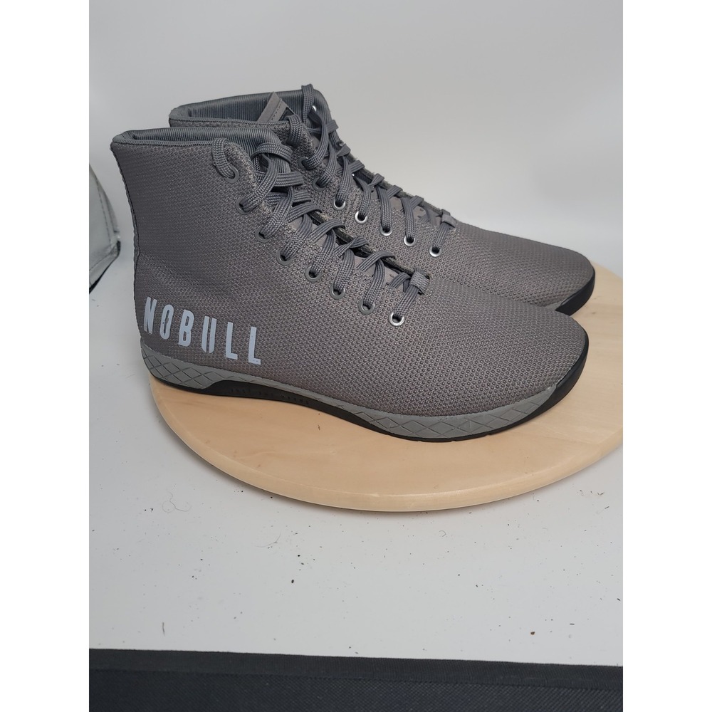 NOBULL Outwork High Top Shoes Mens Dark Gray Cross Training Gym Trainers Size 12